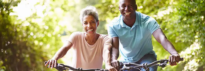 Chiropractic Richardson TX Couple Biking